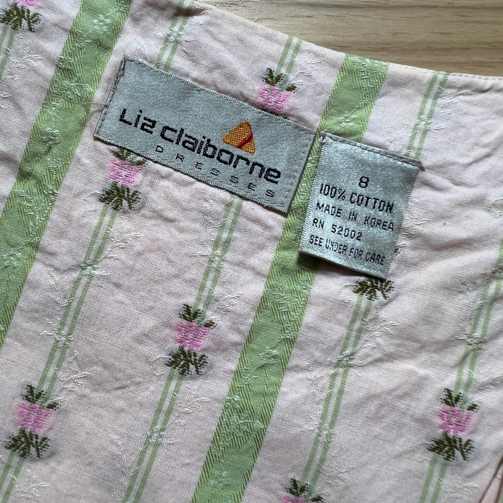 Liz Claiborne vintage 1980s dress, size 8 - Picture 8 of 9